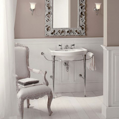 Devon New Etoile Консоль под раковину, 98см, цвет: хром