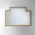 Devon Small Vogue 2 Зеркало 104*2*h77 см, цвет: черная глянцевая лакировка с внутр рамкой “antique alluminium leaf"