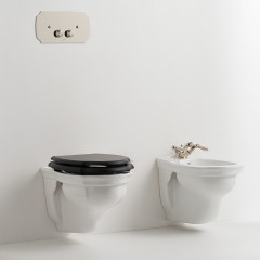 Devon Westminster Биде подвесное 35х36см, на 1 отв,цвет белый