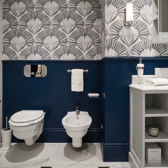 Devon Westminster Биде подвесное 35х36см, на 1 отв,цвет белый