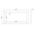Devon Regent Зеркало 170x90 см с деревянной рамой в цвете offwhite