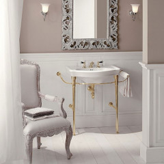 Devon New Etoile Консоль под раковину, 98см, цвет: золото светлое