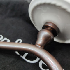 Devon DOROTHY вешалка-крючок настенный, держатель цвет: состаренная медь/белый (Спец.цена из наличия)