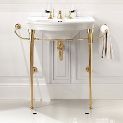 Devon New Etoile Консоль под раковину, 98см, цвет: золото светлое