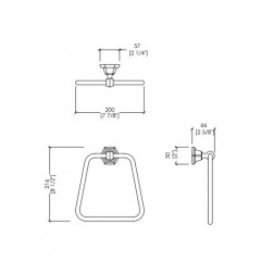 Devon&Devon Jubilee Полотенцедержатель кольцо, золото