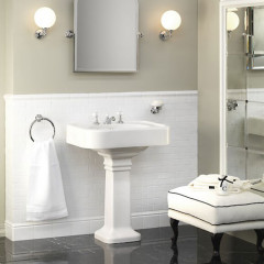 Devon Blues/Nobel Пьедестал для раковины 30x30xh64,6 см., цвет: белый