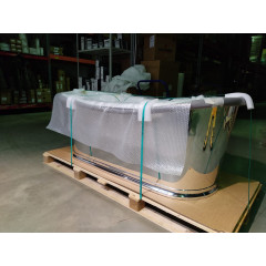 Devon REGAL Ванна чугунная 1820х810х705 cм, свободностоящая, отделанная с внешней стороны алюминиевыми листами