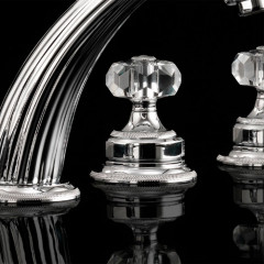 Devon&Devon Excelsior King Смеситель для установки на борт ванны с 5 отверстиями, переключателем и душем. Цвет: хром.