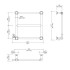 Devon Iside 5 Полотенцесушитель электрический 66x61,5x14,3см, термостат хром, подключение слева-SX, цвет хром