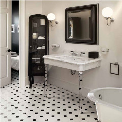 Devon Epoque Консоль раковину 103/100xh86x60 см со столешницей из белого mрамора bianco carrara с керам. раковиной York ножки хром