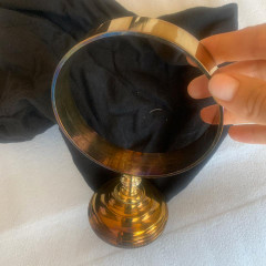 Devon Gemstone Ерш подвесной в керамичнской колбе, цвет держателя античная латунь