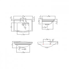 Devon Westminster Пьедестал для раковины, цвет: белый