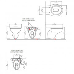 Devon Etoile/New Etoile Унитаз подвесной (55х38см), цвет: белый