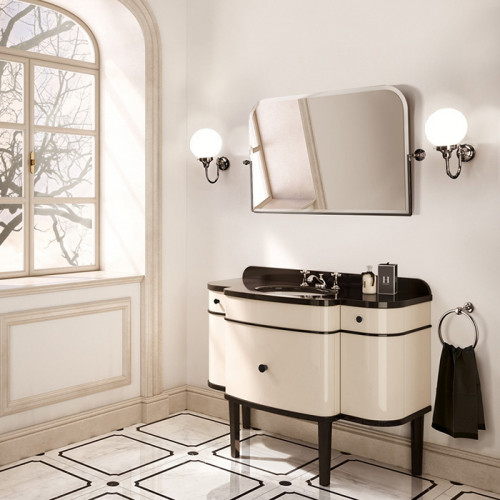 Devon Gatsby 2 Зеркало поворотное 110x65 см c держателями настенными, цвет: никель блестящий