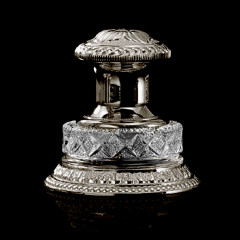 Devon&Devon Excelsior Swan Смеситель для установки на борт ванны с 5 отверстиями, переключателем и душем. Цвет: блестящий никель.