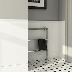 DEVON&DEVON BACCUS 4 Полотенцесушитель электрический 740х952x157 мм., термостат (хром) слева, цвет хром