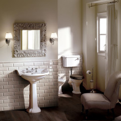 Devon Oxford Пьедестал для раковины, цвет: белый