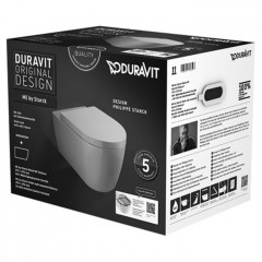Duravit Me by Starck Комплект: подвесной унитаз Rimless 2529090000 + сиденье с мягким закрыванием 002009 (СПЕЦЦЕНА!)