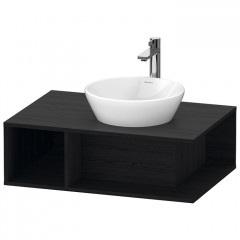 Duravit D-Neo Тумбочка подвесная компакт, 260x800x550 мм, 1 открытое отделение на левой стороне, цвет: Black Oak