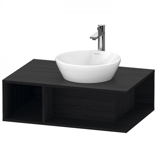 Duravit D-Neo Тумбочка подвесная компакт, 260x800x550 мм, 1 открытое отделение на левой стороне, цвет: Black Oak