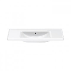 Duravit D-Neo Раковина накладная 1005х480 мм, с переливом, без отв. под смеситель, цвет: белый