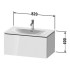 Duravit L-Cube Тумба подвесная под раковину # 234483, 1 выдвижное отделение, 400x820x481мм, цвет White High Gloss