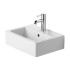 Duravit Vero Раковина для рук шлиф., с перел., с 1 отв. под смес., включая крепление, 450x350мм, Цвет: Белый