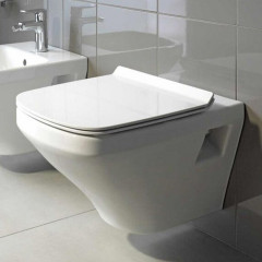 Duravit DuraStyle Rimless Унитаз подвесной без смывного края, с вертикальным смывом, 4.5л., 370x540мм, Цвет: Белый ("СПЕЦЦЕНА с нашего склада!")