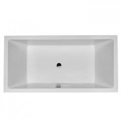 Duravit Starck Ванна акрил прямоугольная 1800x900 мм , встраиваемая или с панелями ,с 2 наклонами для спины, с переливом Цвет: белый