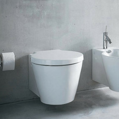 Duravit Унитаз подвесной 575х410 мм, с креплениями DURAFIX, цвет белый