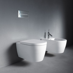 Duravit Me by Starck Унитаз подвесной Rimless 570х370 мм, с креплениями, вкл. крепление Durafix,с покрытием WonderGliss цвет белый (СПЕЦЦЕНА)
