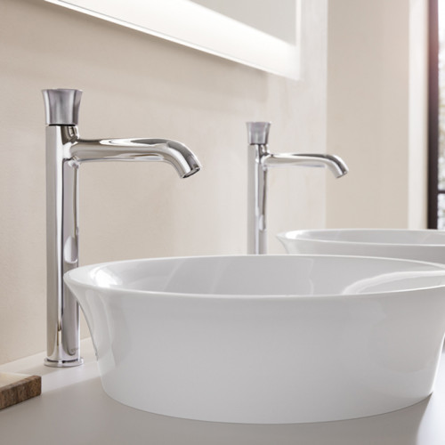 Duravit White Tulip Раковина ? 500 мм накладная без отв под смес, с керам крышкой без перелива, цвет: белый
