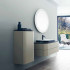 Duravit Happy D.2 Plus Раковина 60х46см с перелив, с 1м отв. под смесит, выпуск с керам. покр цвет Anthracite matt/белый