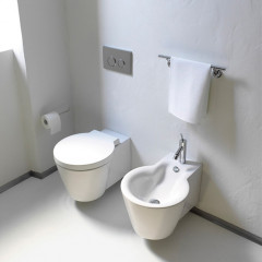 Duravit Унитаз подвесной 575х410 мм, с креплениями DURAFIX, цвет белый