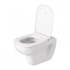 Duravit D-Code Комплект: подвесной унитаз Rimless 257009 355х545 мм.+ сиденье с автоматическим закрыванием 006739 ("СПЕЦЦЕНА с нашего склада!")
