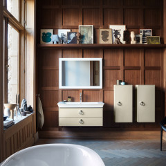 Duravit White Tulip Смеситель для раковины на 1 отв., без донного клапана, h=217мм, излив 125мм цвет: хром