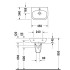 Duravit D-Code Раковина для рук,с перел.,с 1 отв. под смес., 450x340мм, Цвет: Белый (СПЕЦЦЕНА)