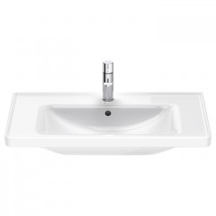 Duravit D-Neo Раковина накладная 800х480 мм, с переливом, с 1 отв. под смеситель, цвет: белый
