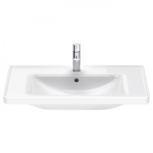 Duravit D-Neo Раковина накладная 800х480 мм, с переливом, с 1 отв. под смеситель, цвет: белый