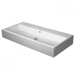 Duravit Vero Air Раковина 100cm, с переливом, с площадкой, без отв. под смеситель, Цвет белый