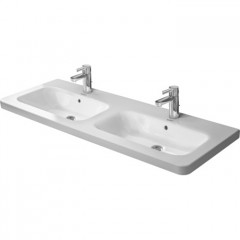 Duravit DuraStyle Раковина для мебели двойная , с переливом, 1300х480 мм , с 1 отв под смеситель, цвет белый