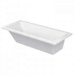 Duravit D-Code Ванна акриловая 1700х750 мм см, встраиваемая, с 1 наклоном для спины, выпуск в зоне ног, цвет белый
