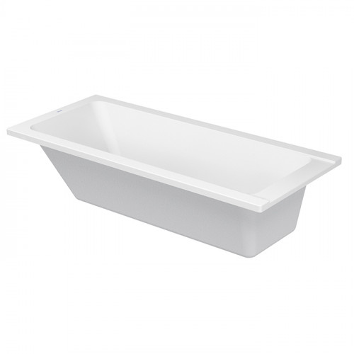 Duravit D-Code Ванна акриловая 1700х750 мм см, встраиваемая, с 1 наклоном для спины, выпуск в зоне ног, цвет белый