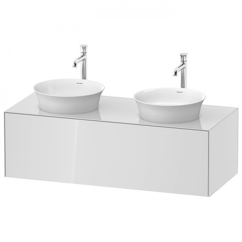 Duravit White Tulip Тумбочка подвесная, 408x1300x550 мм, 1 выдвижной ящик, цвет: белый высокоглянцевый