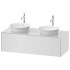 Duravit White Tulip Тумбочка подвесная, 408x1300x550 мм, 1 выдвижной ящик, цвет: белый высокоглянцевый