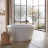 Duravit White Tulip Напольный смеситель для ванны с ручным душем, h-950мм, излив 200мм цвет: