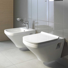 Duravit DuraStyle Rimless Унитаз подвесной без смывного края, с вертикальным смывом, 4.5л., 370x540мм, Цвет: Белый ("СПЕЦЦЕНА с нашего склада!")