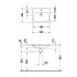 Duravit DuraStyle Раковина встраиваемая сверху , с переливом, 560х455 мм , с 1 отв под смеситель, цвет белый