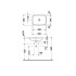 DURAVIT Happy D.2 Раковина встраиваемая снизу 480х345 мм., без отверстия для смесителя, с переливом, цвет белый