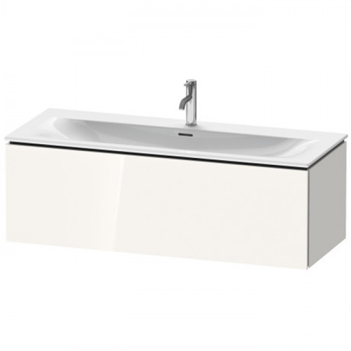 Duravit L-Cube Тумба подвесная под раковину # 234412, 1 выдвижное отделение, 400x1220x481мм, цвет White High Gloss